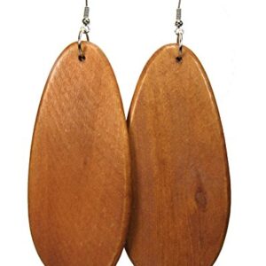 Wood Rasta Earrings - Reggae Earrings - Jamaican Earrings - Wooden Earrings - Wood Earrings