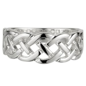 Celtic Knot Ring Sterling Silver Made in Ireland