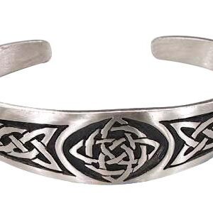 Dan’s Jewelers Classic Celtic Knot Bracelet with Irish Design, Fine Pewter Jewelry
