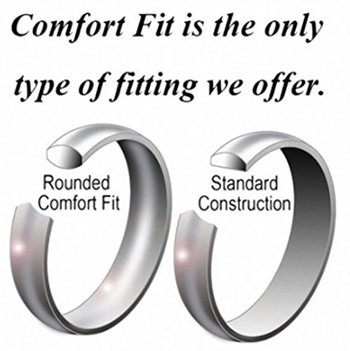King Will DRAGON Men Tungsten Carbide Ring Wedding Band 8mm Silver Celtic Dragon Inlay Polish Finish - Image 2